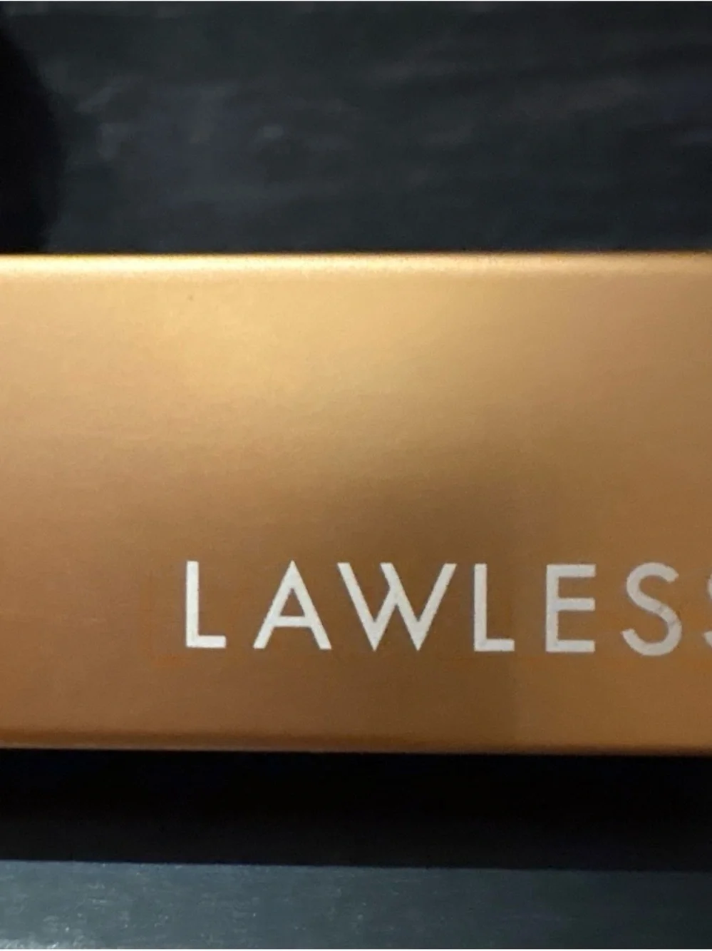 LAWLESS Lipstick in Rose Gold Box & Warm Gold Tube